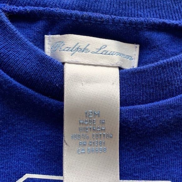 Baby Ralph Lauren Graphic T-Shirt 12M - Picture 3 of 4